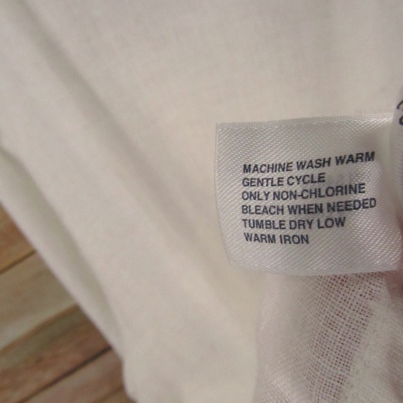 GAP White Linen Button Down Men’s Shirt M - Picture 16 of 16